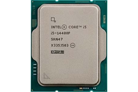 INTEL CORE i5 14400F 29.5MB 10çekirdekli VGA YOK 1700p 65w Kutusuz+Fansız