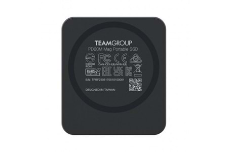 TEAM 1TB MAG PORTABLE PD20M TPSEG2001T0C108 USB 3.2 SSD HARİCİ DİSK GRI