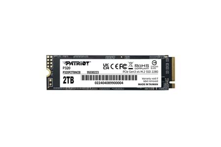 PATRIOT 2TB P320 P320P2TBM28 3000-2200MB/s M2 NVME GEN4 DİSK