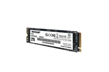 PATRIOT 2TB P320 P320P2TBM28 3000-2200MB/s M2 NVME GEN4 DİSK