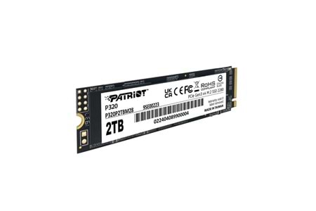 PATRIOT 2TB P320 P320P2TBM28 3000-2200MB/s M2 NVME GEN4 DİSK