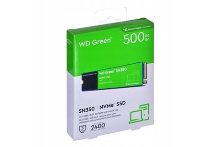 WD 500GB GREEN WDS500G2G0C 2400-1500MB/s M2 NVME GEN3 DİSK