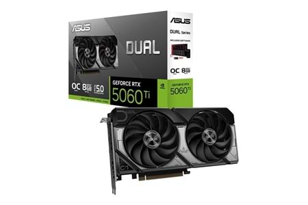 ASUS 8GB DUAL RTX5060TI-O8G GDDR7 128bit HDMI DP PCIe 5.0