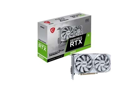 MSI RTX3050 8GB VENTUS 2X WHITE 8G GDDR6 128bit HDMI DVI DP PCIe 16X v4.0	