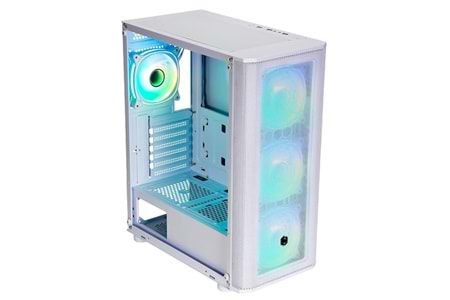 FRISBY 650W 80+ CM-106 GAMING MID-TOWER PC KASASI BEYAZ