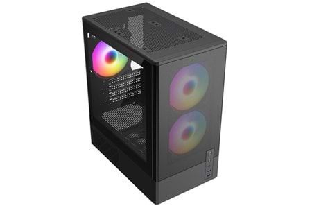 FRISBY 550W FC-8975B GAMING MICRO-TOWER PC KASASI