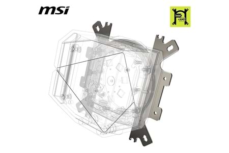 MSI 240MM MAG CORELIQUID I240 RGB AM5-1700P SIVI SOĞUTMALI İŞLEMCİ FANI BEYAZ
