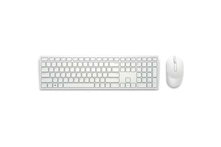 DELL Q TR 580-AKGH Kablosuz Klavye - Mouse Set KM5221W Beyaz