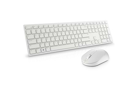 DELL Q TR 580-AKGH Kablosuz Klavye - Mouse Set KM5221W Beyaz