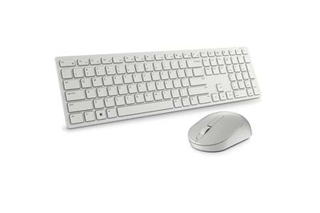DELL Q TR 580-AKGH Kablosuz Klavye - Mouse Set KM5221W Beyaz