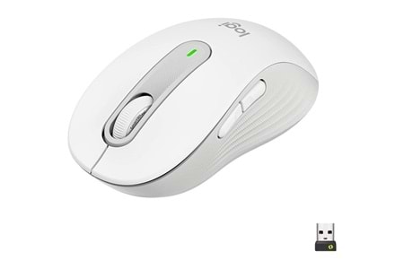 Logitech M650 Signature Kablosuz Mouse Beyaz 910-006255