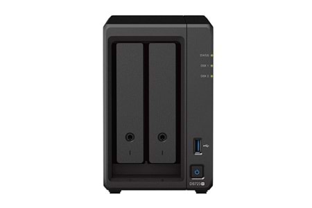 SYNOLOGY DS723 PLUS RYZEN R1600-2GB RAM-2-diskli Nas Sunucu (Disksiz)