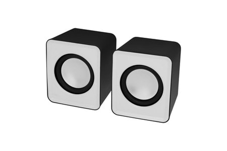 FRISBY FS-334U 1+1 USB Siyah/Beyaz Hoparlör