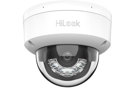 HILOOK 2MP IPC-D120HA-LU 2.8MM Dual Light Sesli Ip Dome Kamera 