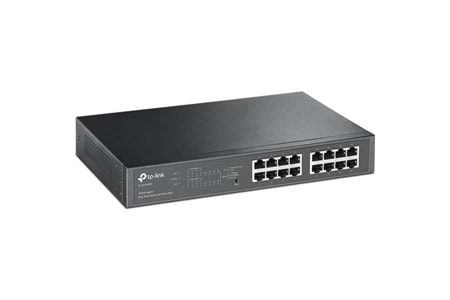 TP-LINK 16-PORT TL-SG1016PE GIGABIT YÖNETİLEBİLİR 150W 8-PORT POE SWITCH