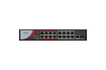 HILOOK 16port NS-0318P-130(B) 10/100 1-SFP 130W FULL POE SWITCH