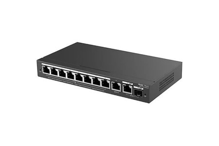 RUIJIE 8port 120w FULL PoE RG-ES210GS-P GIGABIT 1X SFP Yönetilebilir Switch