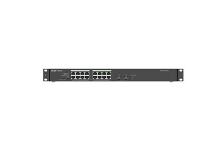 RUIJIE 16port 247w FULL PoE RG-ES118GS-P GIGABIT 2X SFP Yönetilemez Switch RackMount