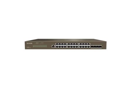 TENDA 24-PORT TEG3328F GIGABIT 4-SFP Yönetilebilir Switch