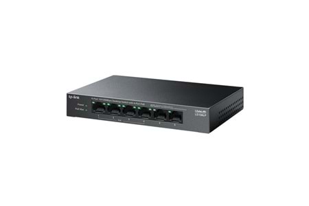 TP-LINK 6port LS106LP GIGABIT 41W 4port POE YÖNETİLEMEZ SWITCH