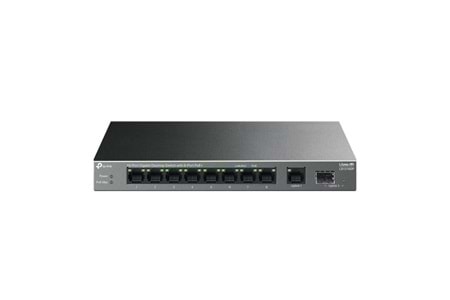 TP-LINK 10port LS1210GP GIGABIT 61W 8port PoE Yönetilemez Switch