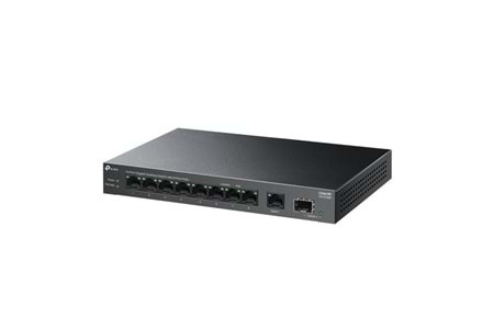 TP-LINK 10port LS1210GP GIGABIT 61W 8port PoE Yönetilemez Switch