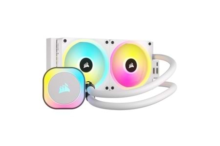CORSAIR 240MM H100i CW-9061005-WW RGB AM5-1700P SIVI SOĞUTMALI İŞLEMCİ FANI BEYAZ