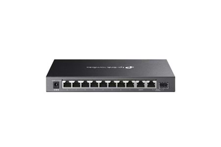 TP-LINK 8port DS110GMP GIGABIT 1-SFP 2-UPLINK 123W FULL POE YÖNETİLEMEZ SWITCH