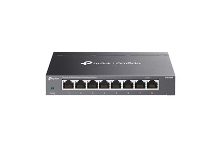 TP-LINK 8port OMADA DS108G GIGABIT YÖNETİLEMEZ SWITCH METAL KASA