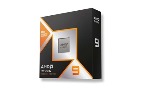 AMD RYZEN 9 9950X3D 144MB 16çekirdekli O/B UHD AM5 170w Kutulu+Fansız
