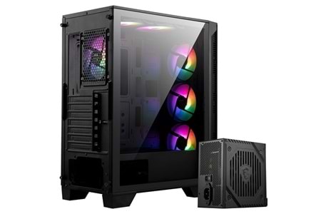 MSI 650W 80+ BRONZE MAG FORCE 120A B65 GAMING MID-TOWER PC KASASI