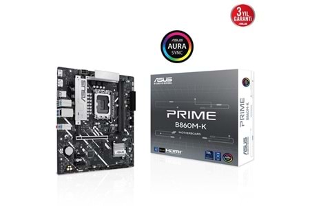 ASUS PRIME B860M-K DDR5 HDMI DP PCIE 5.0 1851p mATX