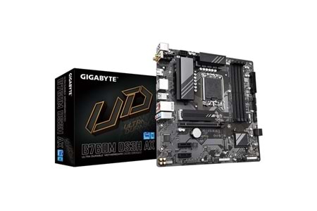 GIGABYTE B760M DS3H AX WIFI-6E DDR4 HDMI TYPE-C DP PCIE 4.0 1700p mATX