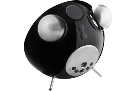 EDIFIER IF230B Tick Tock Dock 9W RMS iPod iPhone Uyumlu FM Radyolu Siyah Bluetooth Hoparlör