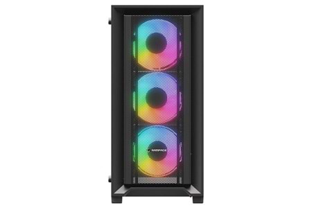 RAMPAGE 750W 80+ BRONZE VOYAGER 4-RGB FANLI GAMING MID-TOWER PC KASASI