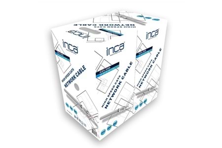 INCA CAT6 Utp 23AWG 305m Bakır Kablo 0.57mm ICAT-305