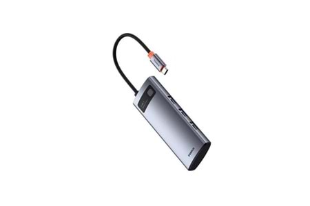 BASEUS STARJOY GRI 7IN1 MULTIFONKSIYONEL HUB ADAPTÖR B00030708811-00 