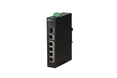 DAHAU 4port PFS3106-4ET-60 10/100 60w Full PoE Endüstriyel Switch