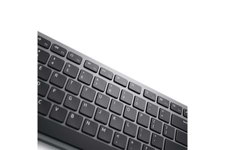 DELL KM7321W Premier Bluetooth+Kablosuz Q Trk Optic Mouse Gri/Siyah Multimedya Klavye - Mouse Set 580-AJQR