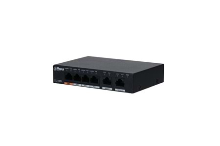 DAHUA 4port PFS3006-4GT-60 Gigabit 60w Full PoE Yönetilemez Switch