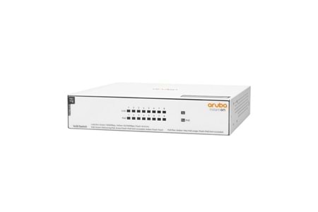 ARUBA 8port Instant On 1430-8 R8R46A Gigabit 64w Full PoE Switch