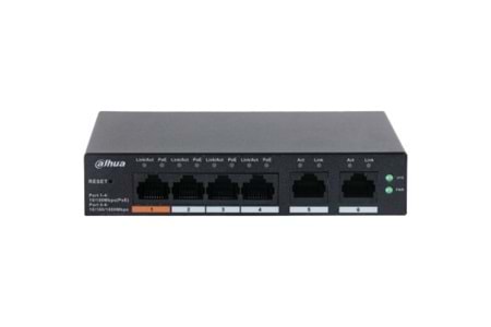 DAHUA 4port CS4006-4ET-60 10/100 60w Cloud PoE Switch