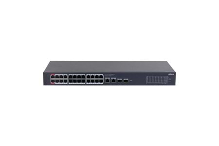 DAHUA 24port CS4228-24GT-240 Gigabit 2-FSP 2-Uplink 240w Full PoE Cloud Switch