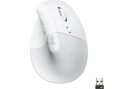 LOGITECH LIFT Kablosuz Dikey Mouse Beyaz 910-006475