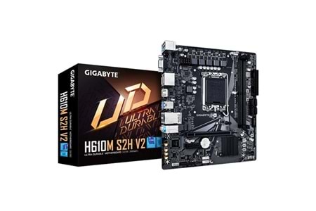 GIGABYTE H610M S2H v2 DDR5 HDMI DVI DP PCIe 16X v4.0 1700p mATX