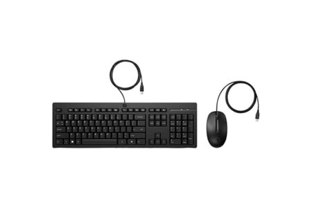 HP 225 286J4AA Klavye-Mouse Set Siyah Usb