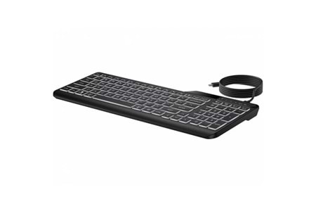 HP 405 7N7C1AA Aydınlatmalı Usb Türkçe Klavye - Siyah