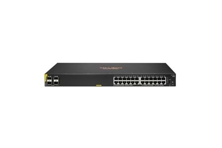 ARUBA 24port CX-6000 R8N87A GIGABIT 4-SFP 370W YÖNETİLEBİLİR POE SWITCH