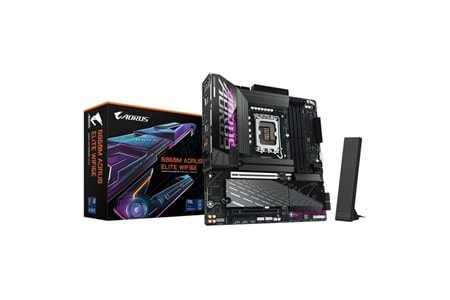 GIGABYTE B860M AORUS ELITE WIFI6E DDR5 HDMI-DP TYPEC PCIE 5.0 1851P mATX