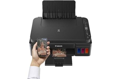 CANON A4 Renkli PIXMA G3416 Çok Fonksiyonlu Tanklı Yazıcı Tarayıcı Fotokopi USB 2.0,Kablosuz